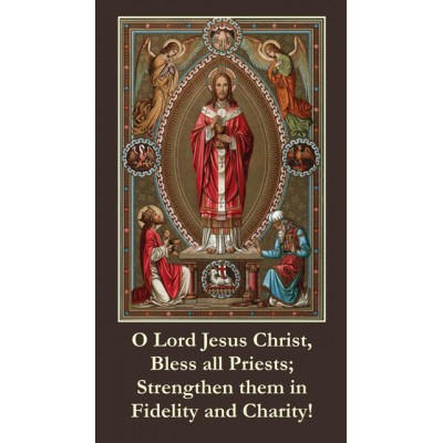 Priestly Mystery Prayer Card (50 pack) - - PC-266 Priestly Mystery Prayer Card (50 pack) - - PC-266