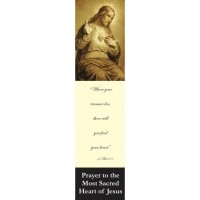 50pk Sacred Heart of Jesus Bookmark (50 pack) 50pk Sacred Heart of Jesus Bookmark (50 pack)