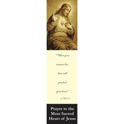Sacred Heart of Jesus Bookmark (50 pack) -  - BKMK-5