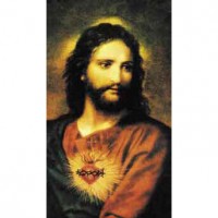 50pk Sacred Heart of Jesus Bulk Prayer-Cards (50 pack)