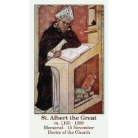 50pk Saint Albert the Great Bulk Prayer-Cards (50 pack)