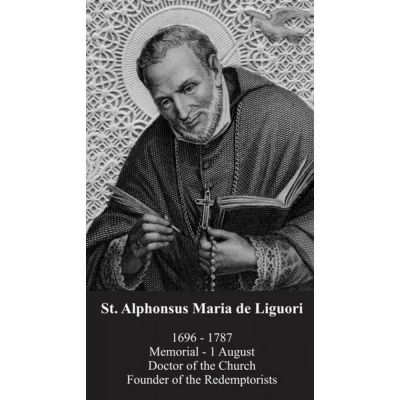 Saint Alphonse Ligouri Prayer Card (50 pack) -  - PC-136