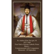 Saint Andrew Kim Taegon / Korean Martyrs Holy Card (50 pack)