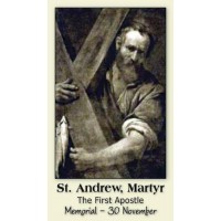 50pk Saint Andrew Bulk Prayer-Cards (50 pack)