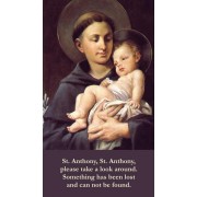50pk Saint Anthony Lost Object Bulk Prayer-Cards (50 pack)