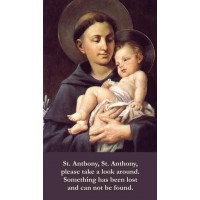50pk Saint Anthony Lost Object Bulk Prayer-Cards (50 pack) 50pk Saint Anthony Lost Object Bulk Prayer-Cards (50 pack)