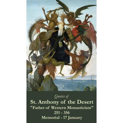 Saint Anthony of the Desert Prayer Card (50 pack) -  - PC-419