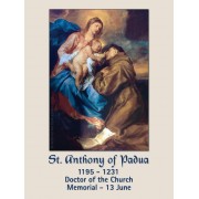 50pk Saint Anthony Bulk Prayer-Cards (50 pack)