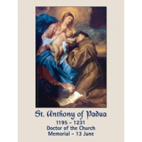 50pk Saint Anthony Bulk Prayer-Cards (50 pack) 50pk Saint Anthony Bulk Prayer-Cards (50 pack)