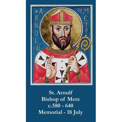 Saint Arnulf (Arnold) Prayer Card (50 pack) -  - PC-234