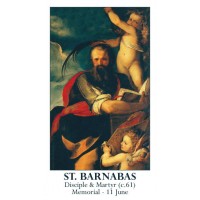 50pk Saint Barnabas Bulk Prayer-Cards (50 pack) 50pk Saint Barnabas Bulk Prayer-Cards (50 pack)