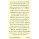 Saint Benjamin Prayer Card (50 pack) - - PC-288 Saint Benjamin Prayer Card (50 pack) - - PC-288