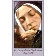 50pk Saint Bernadette Bulk Prayer-Cards (50 pack)