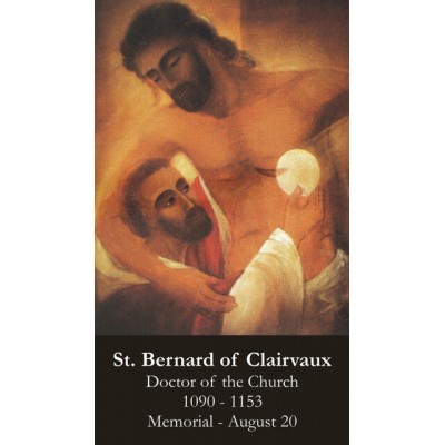 Saint Bernard of Clairvaux Prayer Card (50 pack) -  - PC-334
