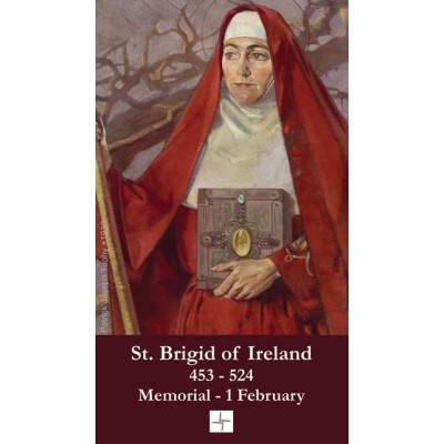 Saint Brigid Prayer Card (50 pack) -  - PC-397