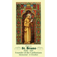 50pk Saint Bruno Founder of the Carthusians Bulk Prayer-Cards (50 pack) 50pk Saint Bruno Founder of the Carthusians Bulk Prayer-Cards (50 pack)