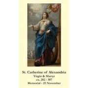 Saint Catherine of Alexandria Prayer Card (50 pack)