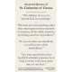 Saint Catherine of Genoa Prayer Card (50 pack) - - PC-217 Saint Catherine of Genoa Prayer Card (50 pack) - - PC-217