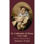 Saint Catherine of Siena Prayer Card (50 pack)