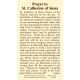 Saint Catherine of Siena Prayer Card (50 pack) -  - PC29