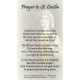 Saint Cecelia Prayer Card (50 pack) -  - PC-127
