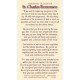 Saint Charles Borromeo Prayer Card (50 pack) - - PC-55 Saint Charles Borromeo Prayer Card (50 pack) - - PC-55