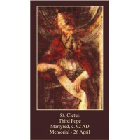 50pk Saint Cletus Bulk Prayer-Cards (50 pack)