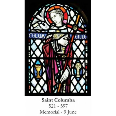 Saint Columba Prayer Card (50 pack) -  - PC-405