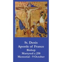 50pk Saint Denis Bulk Prayer-Cards (50 pack)
