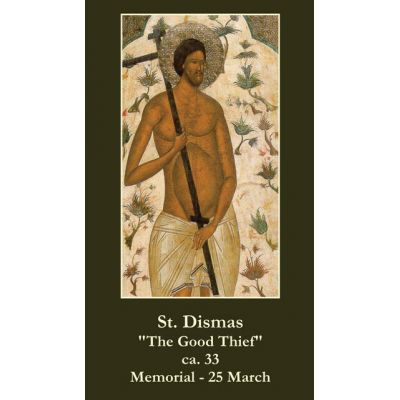 Saint Dismas Prayer Card (50 pack) -  - PC-244
