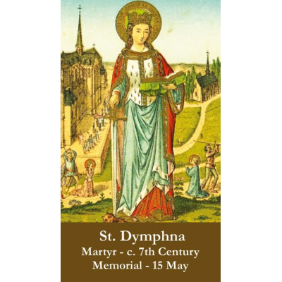 Saint Dymphna Prayer Card (50 pack) -  - PC-550