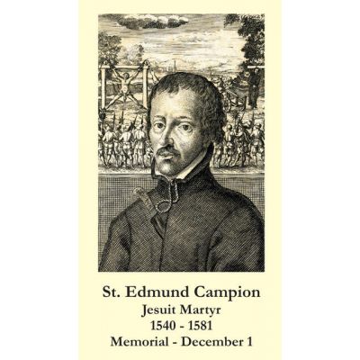 Saint Edmund Campion Prayer Card (50 pack) -  - PC-276