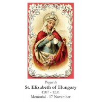 50pk Saint Elizabeth of Hungary Bulk Prayer-Cards (50 pack)