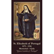 Saint Elizabeth of Portugal Prayer Card (50 pack)
