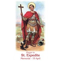 50pk Saint Expedite Bulk Prayer-Cards (50 pack) 50pk Saint Expedite Bulk Prayer-Cards (50 pack)