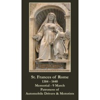 50pk Saint Frances of Rome Motorist Safety Bulk Prayer-Cards (50 pack)