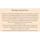Saint Francis Blessing of Animals Prayer Card (50 pack) - - PC-557 Saint Francis Blessing of Animals Prayer Card (50 pack) - - PC-557