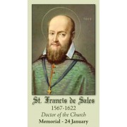 50pk Saint Francis de Sales Bulk Prayer-Cards (50 pack) 50pk Saint Francis de Sales Bulk Prayer-Cards (50 pack)