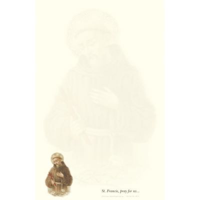 Saint Francis of Assisi Stationery -  - ST-8
