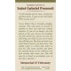 Saint Gabriel Possenti Prayer Card (50 pack) -  - PC-51
