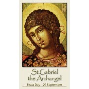 50pk Saint Gabriel the Archangel Bulk Holy Prayer-Card (50 pack)