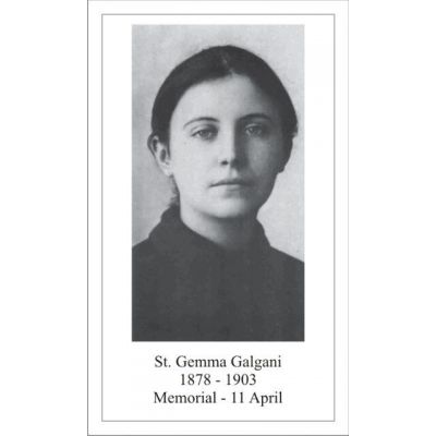 Saint Gemma Galgani Holy Card (50 pack) -  - PC-175
