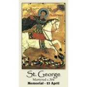 50pk Saint George Bulk Prayer-Cards (50 pack)