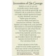 Saint George Prayer Card (50 pack) - - PC-124 Saint George Prayer Card (50 pack) - - PC-124