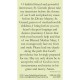 Saint Gerard Prayer Card (Patron of Pregnancy/Motherhood) (50 pack) -  - PC-326
