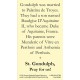 Saint Gondulph Prayer Card (50 pack) -  - PC-566