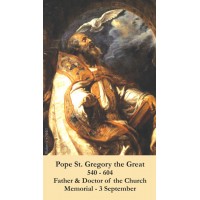 50pk Saint Gregory the Great Bulk Prayer-Cards (50 pack)