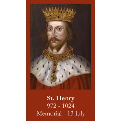 Saint Henry II Prayer Card (50 pack) -  - PC-570