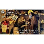 Saint Jerome Prayer Card (50 pack)
