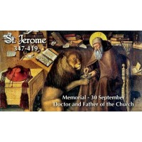 50pk Saint Jerome Bulk Prayer-Cards (50 pack)